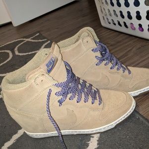 Nike Suede Wedge Sneakers